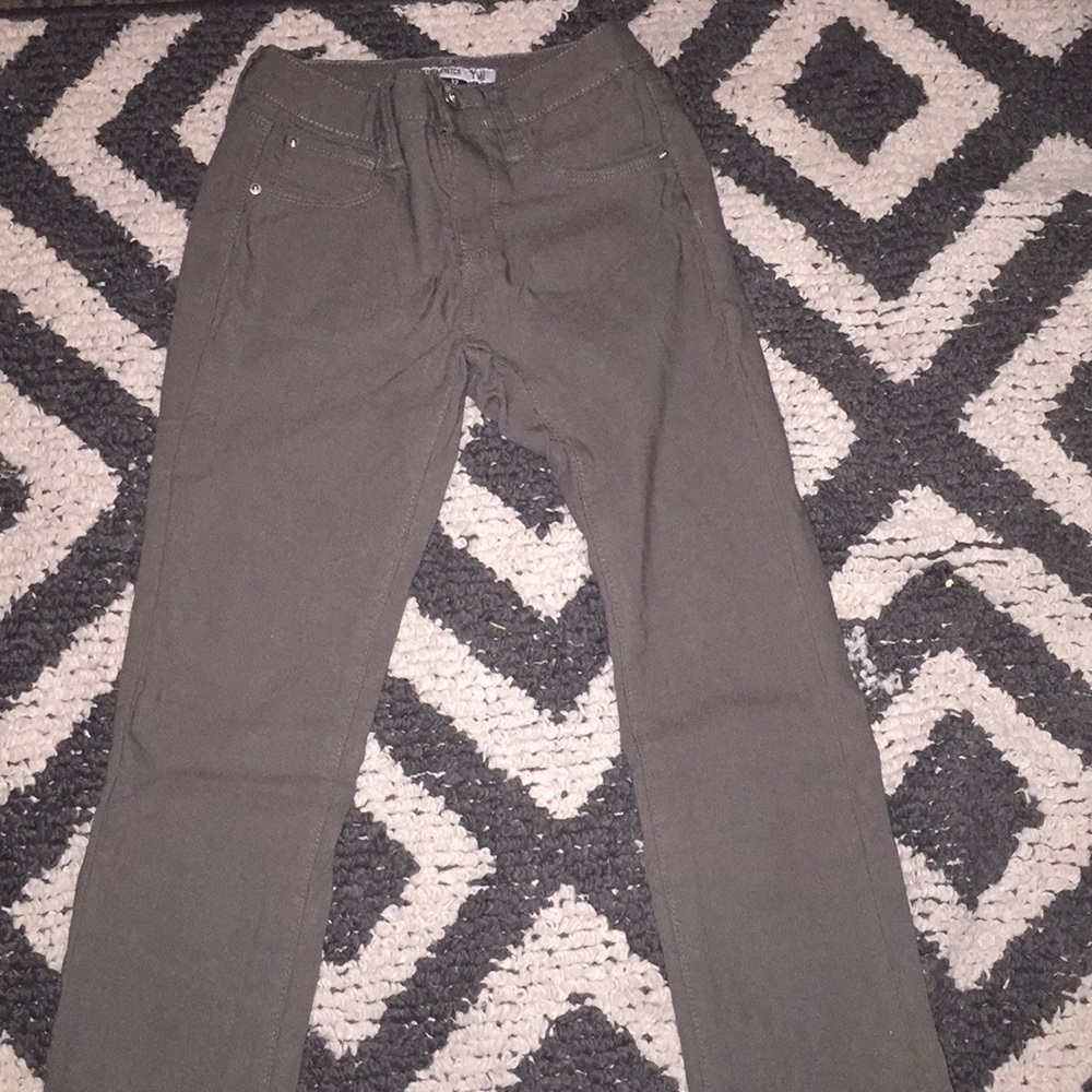 Olive pants girls